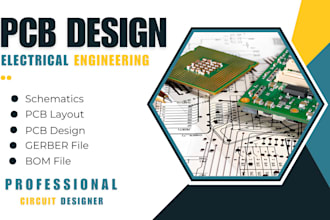 do pcb design, pcb layout and circuit design