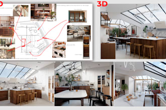 3d visualization of the reconstruction of your house or apartment