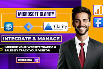 setup ga4 and microsoft clarity via google tag manager