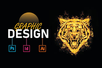 do any graphic design image editing vector art illustration