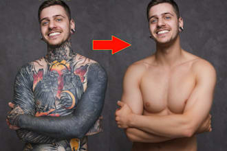 remove tattoos from any image