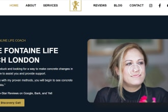 life coaching website, life coach online consulting and consultant website
