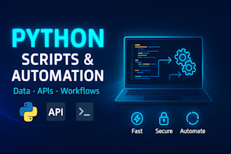 create python scripts and automation