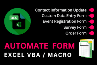 automate data capturing form in excel vba by macros