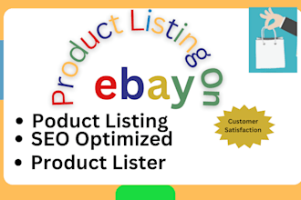 do professional ebay product listing service