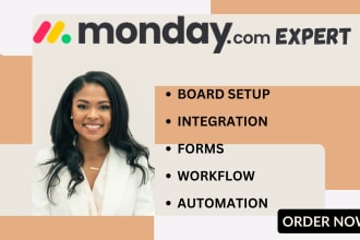 do monday board setup, integration, automation, monday crm