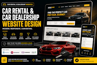 design car rental website car dealership website rental website car rental