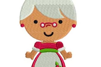 do christmas embroidery logo