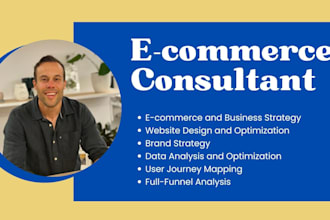 be your seasoned ecommerce consultant