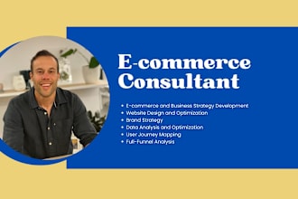 be your seasoned ecommerce consultant