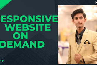 make  responsive websites that fully depend on  demand