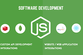 develop nodejs app, rest api, sql, mongodb rabbitmq, oauth, session cookie, cors