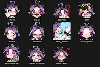 draw cheap emotes for your youtube, twitch for streaming