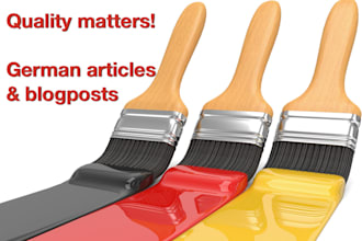 write german articles that rock