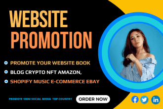 promote your website book blog business amazon product link