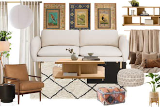 decor your home with shopping list for bedroom, living room, and kitchen