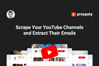 scrape your youtube channels and extract their emails