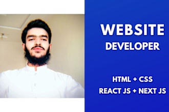 develop a blazing fast portfolio in react js next js tailwind CSS