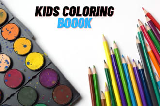draw coloring book pages for kids