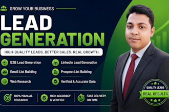 build a custom b2b lead list with verified decision makers