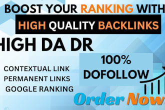 create fundamental premium high da SEO backlink services