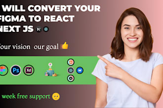 convert figma to pixel perfect react or next js components