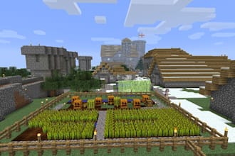 create you castles,villas,skyscrapers,cities in minecraft creative