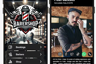 build salon app, barber app, spa app, beauty and fashion website