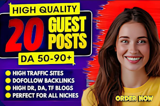 do high da guest post, da 90 geust post with seo dofollow permanent backlinks