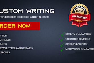 write on any custom prompt