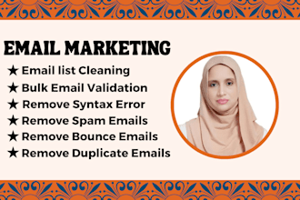 do bulk email validation, bounce test and clean your email list