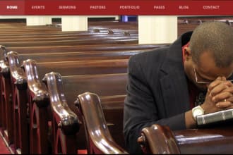 build a live streaming church website