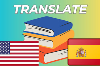 do professional translation of books from english to spanish