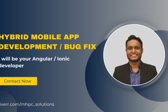 be your angular, ionic developer