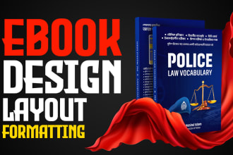 do book formatting and layout design for print and ebook