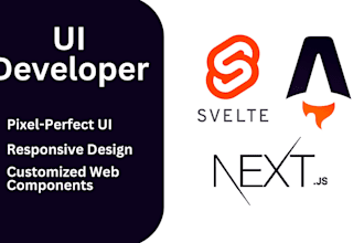 build landing page in react, nextjs, svelte, astro