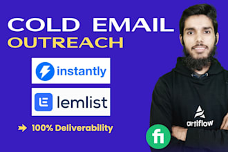 send personalize cold email from instantly to b2b leads