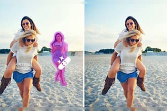 add or remove people or objects, background removal resize images