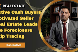 provide real estate cash buyers, motivated seller leads