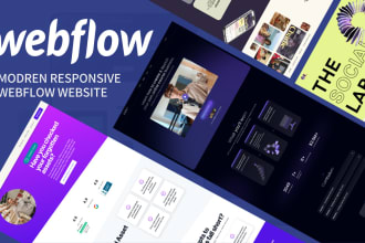 create, fix and do figma to webflow website design