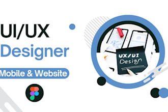 do mobile app website and dashboard UI UX design in figma