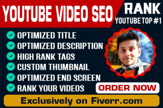 do best youtube video SEO expert optimization for top ranking