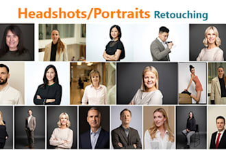 headshot portrait photography editing with ensure the best quality
