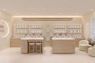 design and make the interior of your spa, cosmetic shop