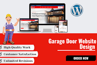 garage door website garage door landing page garage door repair sales funnel