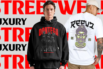 design luxury streetwear collection for your brand