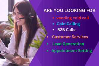 do cold calling for your vending machine business