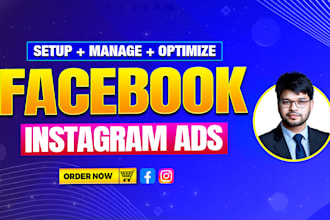 set up facebook ads, instagram ads for traffic, leads and sales