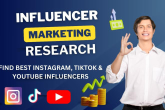find best instagram, tiktok, youtube influencer for influencer marketing