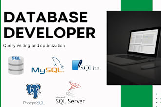write sql queries, and design databases for sqlite, mysql, and postgresql